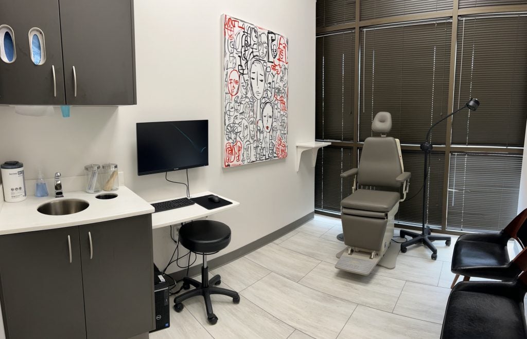 Office Tour photo-Patient room with dental chair