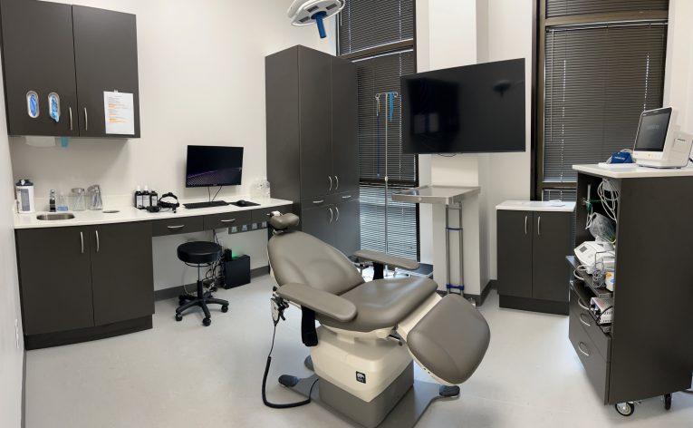 Office Tour photo-Patient room with dental chair